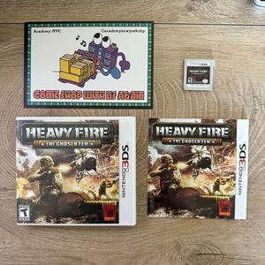 Heavy Fire: The Chosen Few Nintendo 3DS 2013 CIB Complete Clean RARE HTF Manual